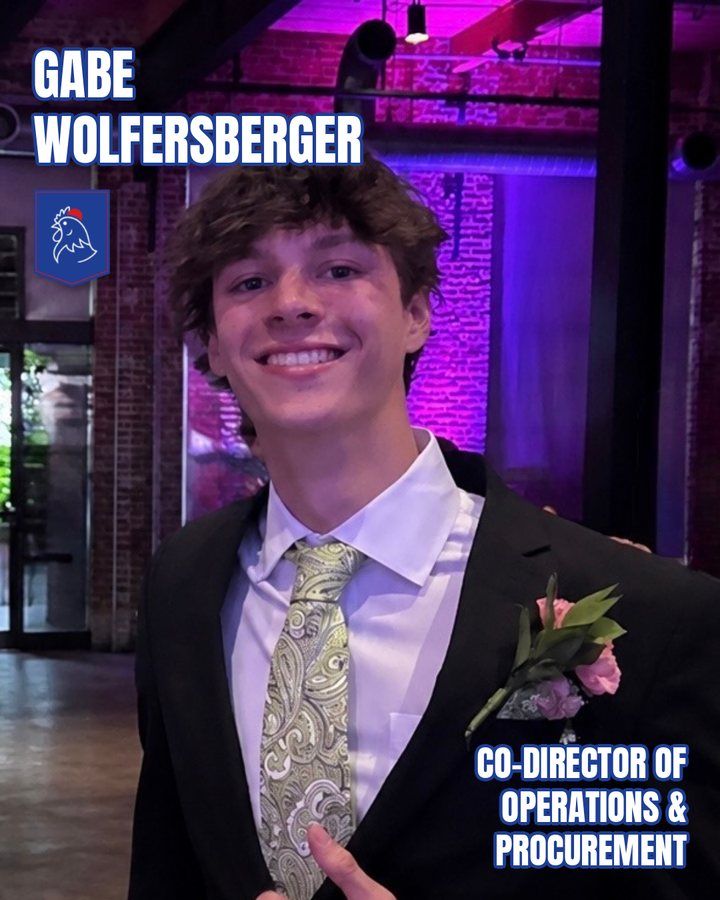 Gabe Wolfersberger, Co-Director of Operations & Procurement